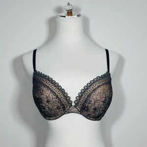 Victoria’s Secret Very Sexy Gray Lace Push-Up Bra 34C